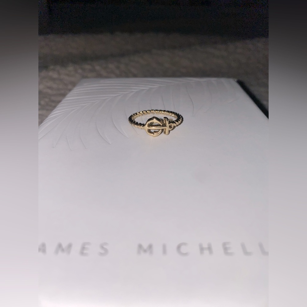 Baublebar Anchor Ring Size 8